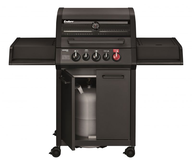 Gaasigrill Enders Monroe Pro 3 SIK Turbo Shadow, 143.5 cm x 58 cm