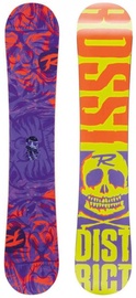 Lumelaud Rossignol District Amptek Wide, punane/kollane/oranž/violetne, 1610 mm x 294 mm