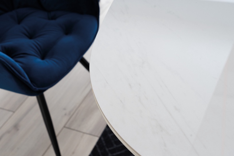 Стул для столовой Cherry Velvet, матовый, синий, 45 см x 44 см x 83 см
