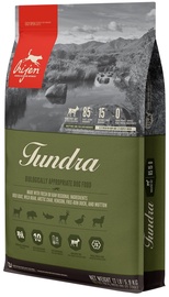 Sausā suņu barība Orijen Tundra Tundra, jēra gaļa/zivs/savvaļas dzīvnieku gaļa/pīles gaļa, 11.4 kg