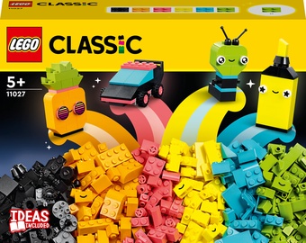 Konstruktors LEGO Classic Radošā neona krāsu jautrība 11027