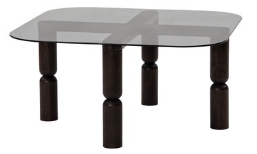 Журнальный столик Kalune Design Kei, антрацитовый, 80 см x 80 см x 40 см