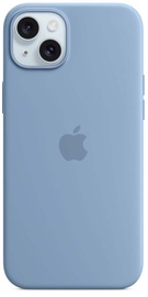 Чехол для телефона Apple Silicone Case with MagSafe, iPhone 15 Plus, голубой