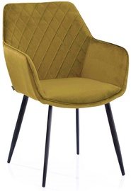 Krēsls Homede Vialli, dzeltena (prece ar defektu/trūkumu)