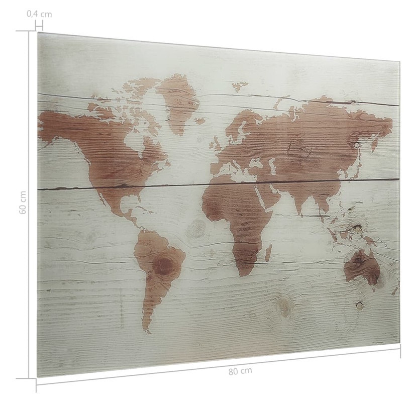 Магнитная стеклянная доска VLX Magnetic Board, 80 см x 60 см