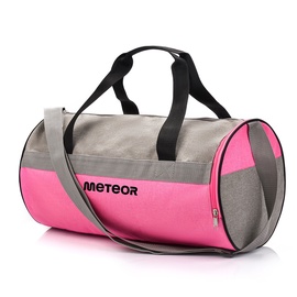 Sporta soma Meteor Siggy, rozā/pelēka, 25 l