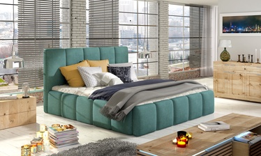 Кровать двухместная Edvige Orinoco 85, 180 x 200 cm, синий, с решеткой