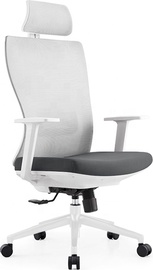 Офисный стул Spacetronik Elsa, 51 x 50 x 47 - 53 см, белый/серый