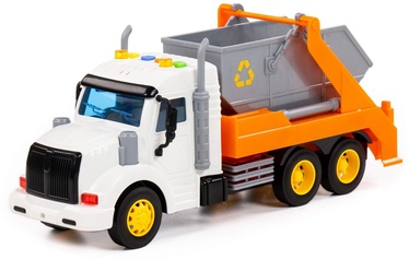 Rotaļlietu smagā tehnika Polesie Profi Container Truck 86266, daudzkrāsaina