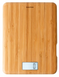 Электронные кухонные весы Salter Eco Bamboo Rechargeable 1094 WDDR, коричневый