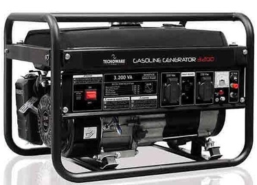 Generaator neljataktiline bensiinimootor Tecnoware Gasoline Generator 3200VA, 2000 W