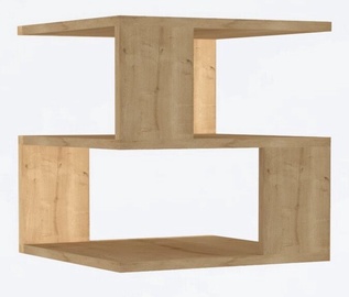 Журнальный столик Kalune Design Lisa, дубовый, 50 см x 50 см x 45 см