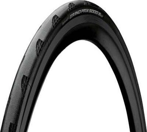 Dviračio padanga Continental Grand Prix 5000 S Tubeless 700x25C CO0101866, guma, juoda