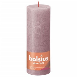 Свеча, цилиндрическая Bolsius Rustic Pillar Shine, 85 час, 190 мм, 4 шт.