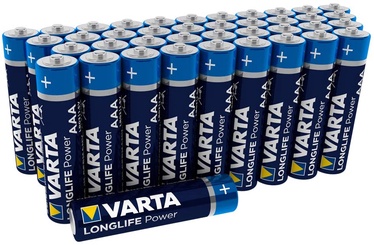 Батареи Varta Longlife, AAA, 1.5 В, 40 шт.