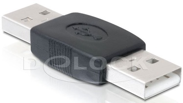 Adapteris Delock USB male, USB male, juoda