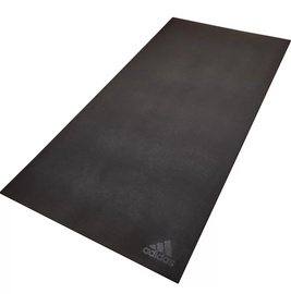 Fitnesa un jogas paklājs Adidas, melna, 200 cm x 100 cm x 5 mm