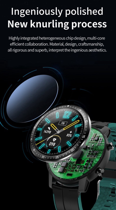 Умные часы Senbono S30, черный
