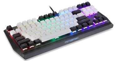 Klaviatūra Motospeed CK73 Outemu Red EN, melna