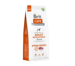 Сухой корм для собак Brit Care Medium Breed Lamb&Rice, баранина, 3 кг