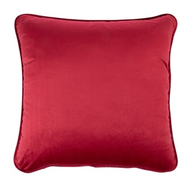 Декоративная подушка Home4you Velvet P0067318, бордо, 450 мм x 450 мм