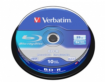 Накопитель данных Verbatim, 25 GB, 10шт.