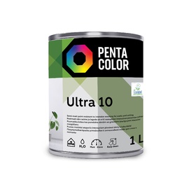 Dispersijas krāsa Pentacolor Ultra 10, balta, 1 l