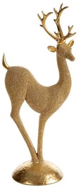 Dekoratiivne kujuke Eldo Deer, kuldne, 15 cm x 11 cm x 37 cm