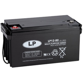 Akumulators Landport LP VRLA NSA LP12-80 T6, 12 V, 80 Ah