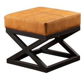 Pufs Hanah Home Krupa 591GRC1128, sinepju, 46 cm x 46 cm x 44 cm
