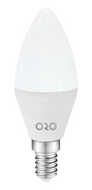 Лампочка Oro LED, C37, белый, E14, 8 Вт, 900 лм