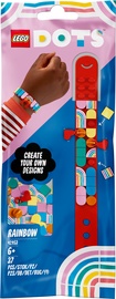 Konstruktors LEGO® DOTS Varavīksnes rokassprādze ar piekariņiem 41953, 37 gab.