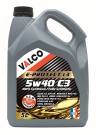 Mootoriõli Valco E-Protect 1.3 C3 5W - 30, sünteetiline, sõiduautole, 5 l