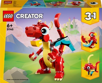 Konstruktor LEGO® Creator 3in1 Punane draakon 31145