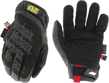 Darba cimdi pirkstaiņi Mechanix Wear Coldwork Original CWKMG-58-011, ādas imitācija, melna, XL, 2 gab.