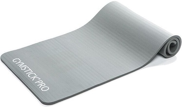 Fitnesa un jogas paklājs Gymstick Exercise Mat, pelēka, 170 cm x 60 cm x 15 mm