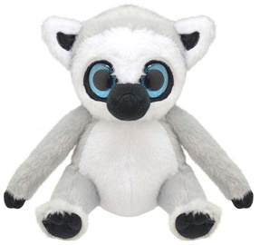 Mīkstā rotaļlieta Wild Planet Lemur, balta/pelēka, 16 cm