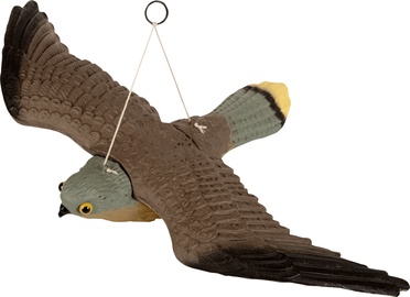 Dekorācija "Putns" Greenmill Falcon Windhover, 36 cm x 53 cm x 8 cm, brūna