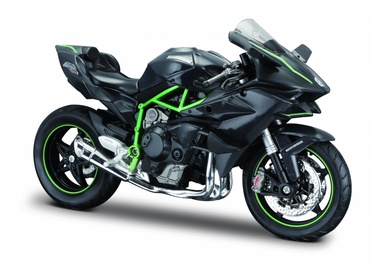 Žaislinis motociklas Maisto Kawasaki Ninja H2 R, juoda/žalia