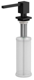 Дозатор для жидкого мыла Quadron Emma MFT002-BLM, прозрачный/черный, 0.5 л