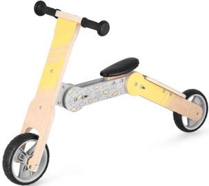 Balansinis dviratis Spokey Woo-Ride Multi, rudas/juodas/geltonas, 8"