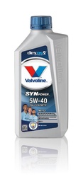 Motoreļļa Valvoline Synpower MST C3 5W - 40, sintētiskais, vieglajam auto, 1 l