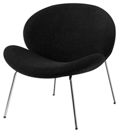 Ēdamistabas krēsls Kayoom Jaden 125, matēts, sudraba/melna, 75 cm x 73.5 cm x 74 cm, 2 gab.