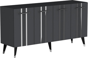 Komoda Kalune Design Asel 475OLV1742, sidabro/antracito, 40 x 150 cm x 80 cm
