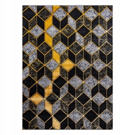 Ковер Hakano Mosse Glam, золотой/черный/серый, 300 см x 80 см