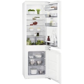 Встраиваемый холодильник AEG SCB618F3LF, морозильник снизу
