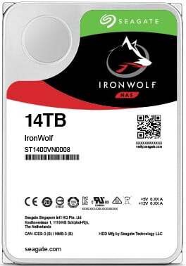 NAS kietasis diskas Seagate IronWolf Pro ST14000NE0008, 14000 GB