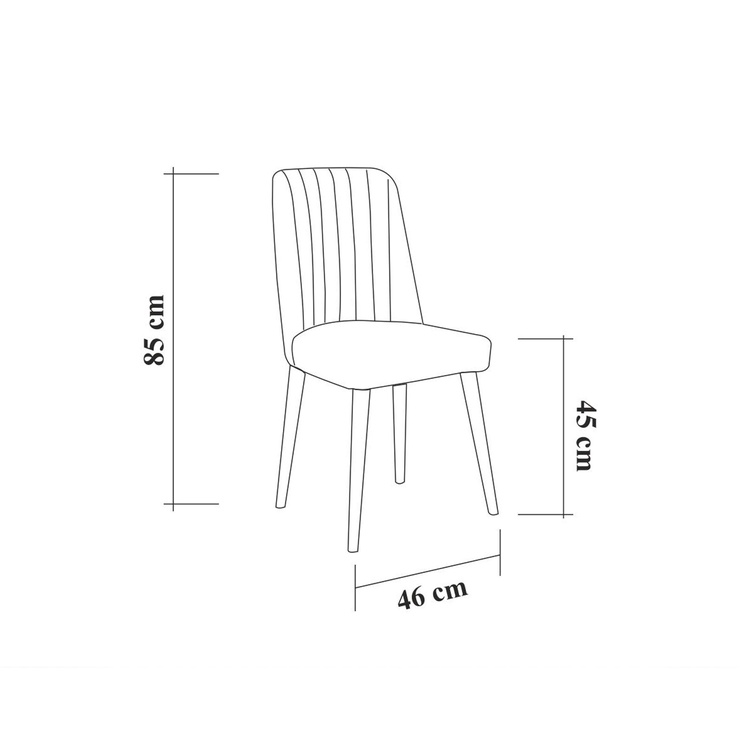 Ēdamistabas komplekts Kalune Design Vina 1070, zaļa/priedes