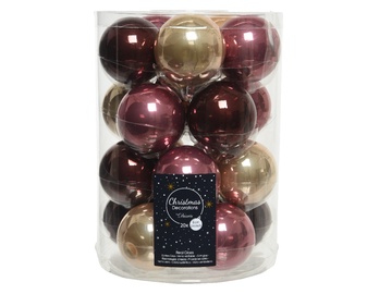 Jõulupuu ehe Decoris 142264, mitmevärviline, 60 mm, 20 tk