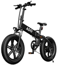 Velosipēds Himo A20F+, universāls, melna, 500 W, 20" (bojāts iepakojums)